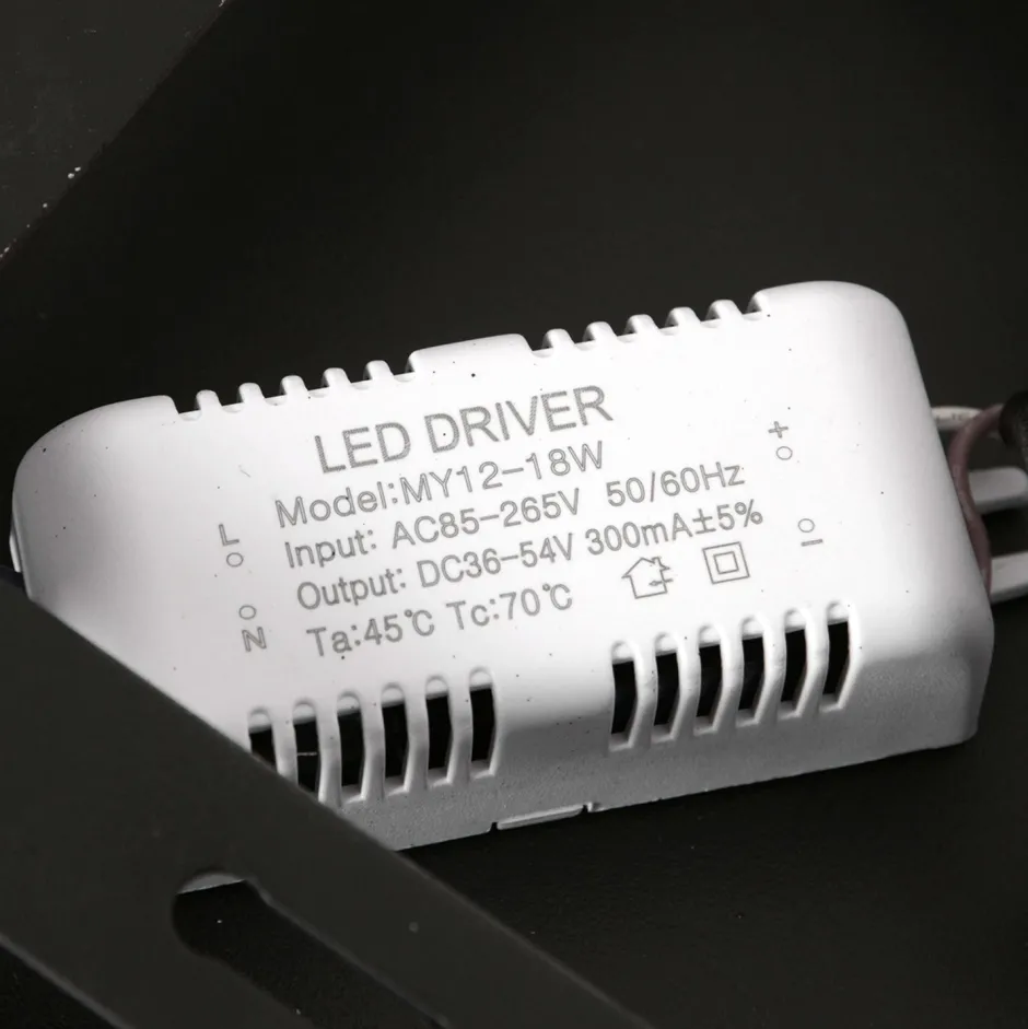 Deckenleuchten|Led Lampen*Steinhauer LED Deckenlampe Metall Kunststoff Schwarz 20 W 2700 K