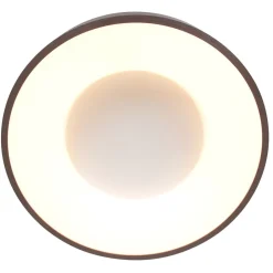 Steinhauer LED Deckenlampe Metall Kunststoff in Bronze Weiß Ø48 cm< Deckenleuchten|Led Lampen