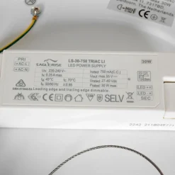 Steinhauer LED Deckenlampe Metall Kunststoff in Bronze Weiß Ø48 cm< Deckenleuchten|Led Lampen