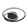 Trio Reality LED Deckenlampe Metall Schwarz 2500 lm B:39 cm Spirale< Flurlampen|Bürolampen