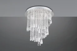 Trio Reality LED Deckenlampe mit Fernbedienung dimmbar Acryl Ø45 cm< Wohnzimmerlampen|Esszimmer Lampen