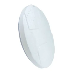 Deckenleuchten|Led Lampen*Strühm LED Deckenlampe mit Sternenhimmel IP44 D: 37 cm rund Weiß