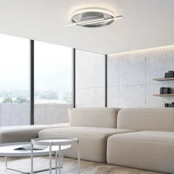 Deckenleuchten|Flurlampen*Just Light LED Deckenlampe Modern in Stahl L:42 cm 2100 lm dimmbar