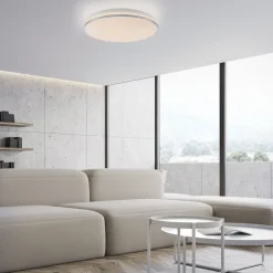 Deckenleuchten|Led Lampen*Just Light LED Deckenlampe Nachthimmel Silber Ø38 cm 20 W dimmbar