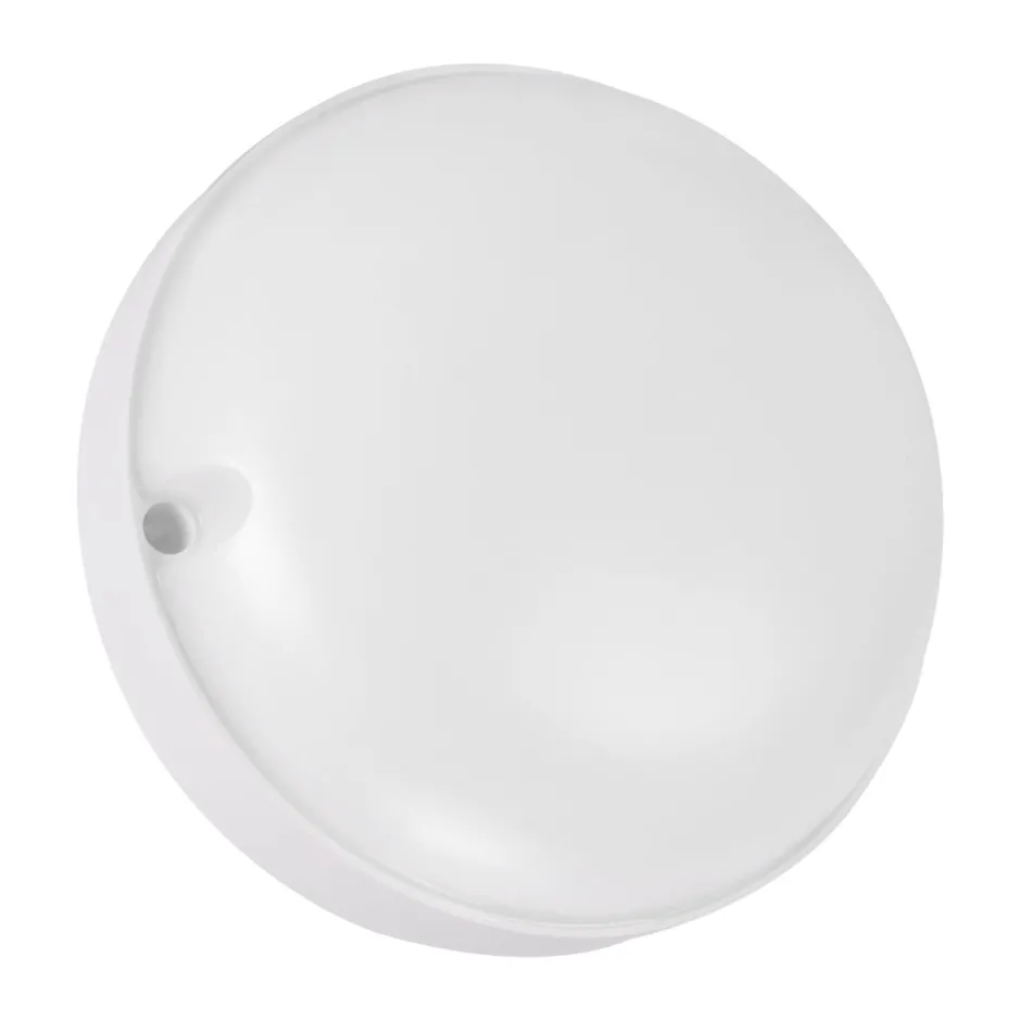 Badezimmer Lampe|Feuchtraumleuchten*Strühm LED Deckenlampe rund klein D: 16 cm IP65 Weiß außen Feuchtraum