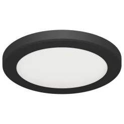 Strühm LED Deckenlampe Schwarz Unterputz Aufputz D: 29,8 cm< Deckenleuchten|Led Lampen