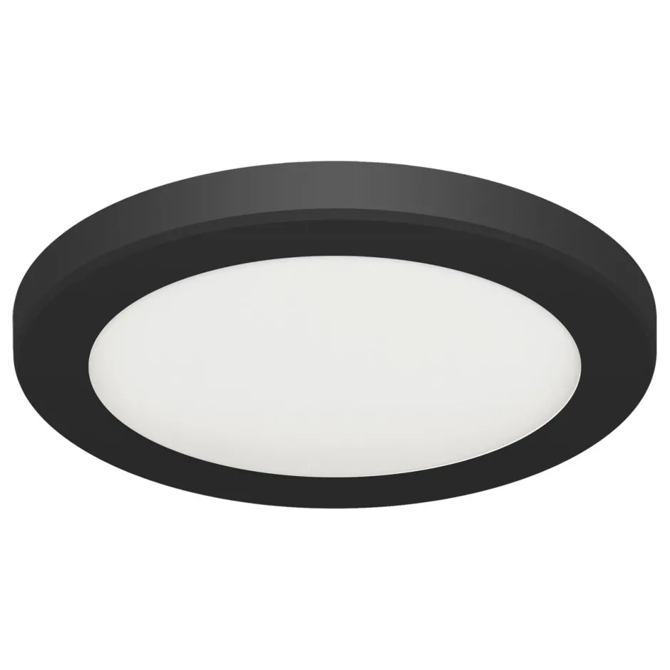 Strühm LED Deckenlampe Schwarz Unterputz Aufputz D: 29,8 cm< Deckenleuchten|Led Lampen