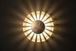 Eco-Light LED Deckenlampe Silber 3000K rund FLARE< Deckenleuchten|Led Lampen