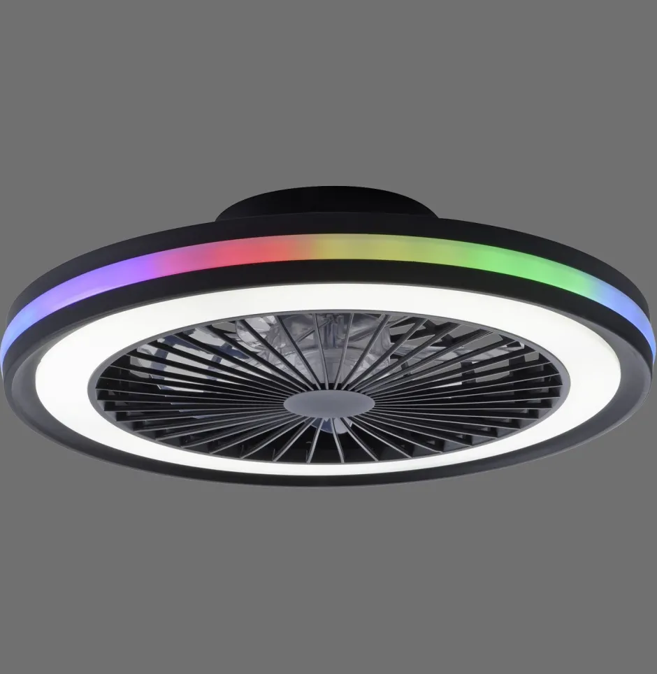 Just Light LED Deckenlampe Ventilator Fernbedienung RGB dimmbar< Deckenleuchten|Led Lampen