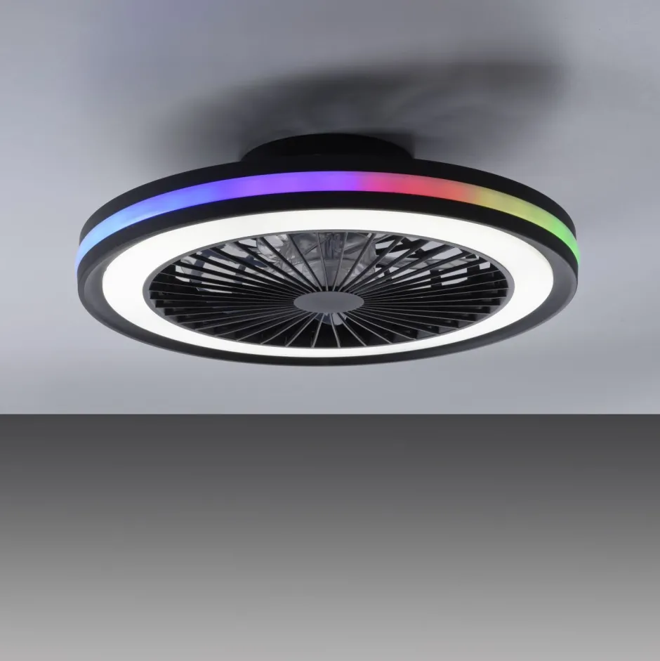 Just Light LED Deckenlampe Ventilator Fernbedienung RGB dimmbar< Deckenleuchten|Led Lampen