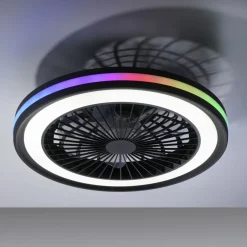 Just Light LED Deckenlampe Ventilator Fernbedienung RGB dimmbar< Deckenleuchten|Led Lampen