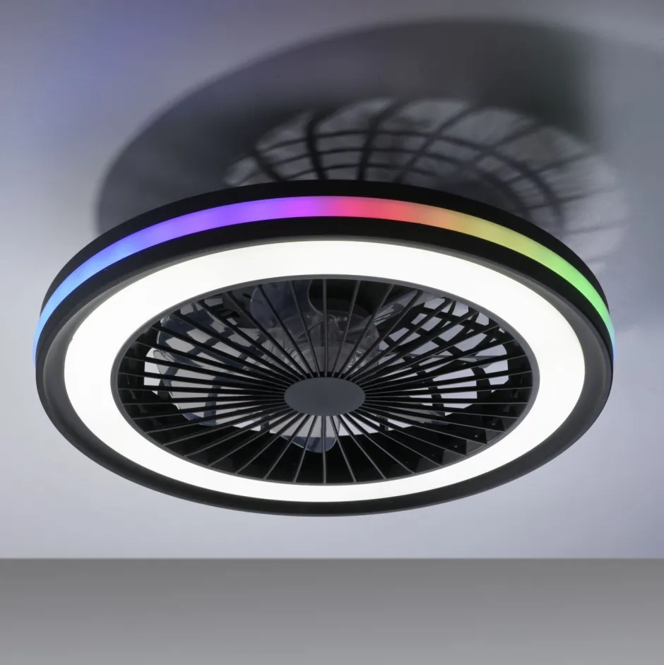 Just Light LED Deckenlampe Ventilator Fernbedienung RGB dimmbar< Deckenleuchten|Led Lampen