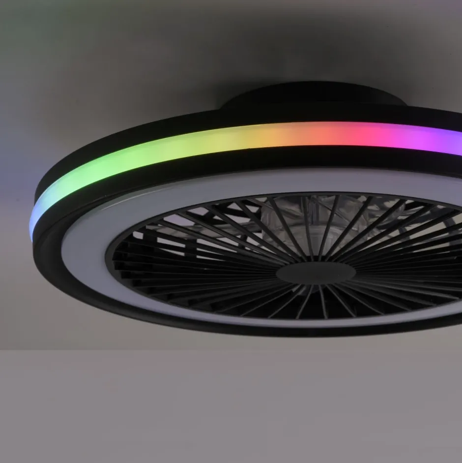 Just Light LED Deckenlampe Ventilator Fernbedienung RGB dimmbar< Deckenleuchten|Led Lampen