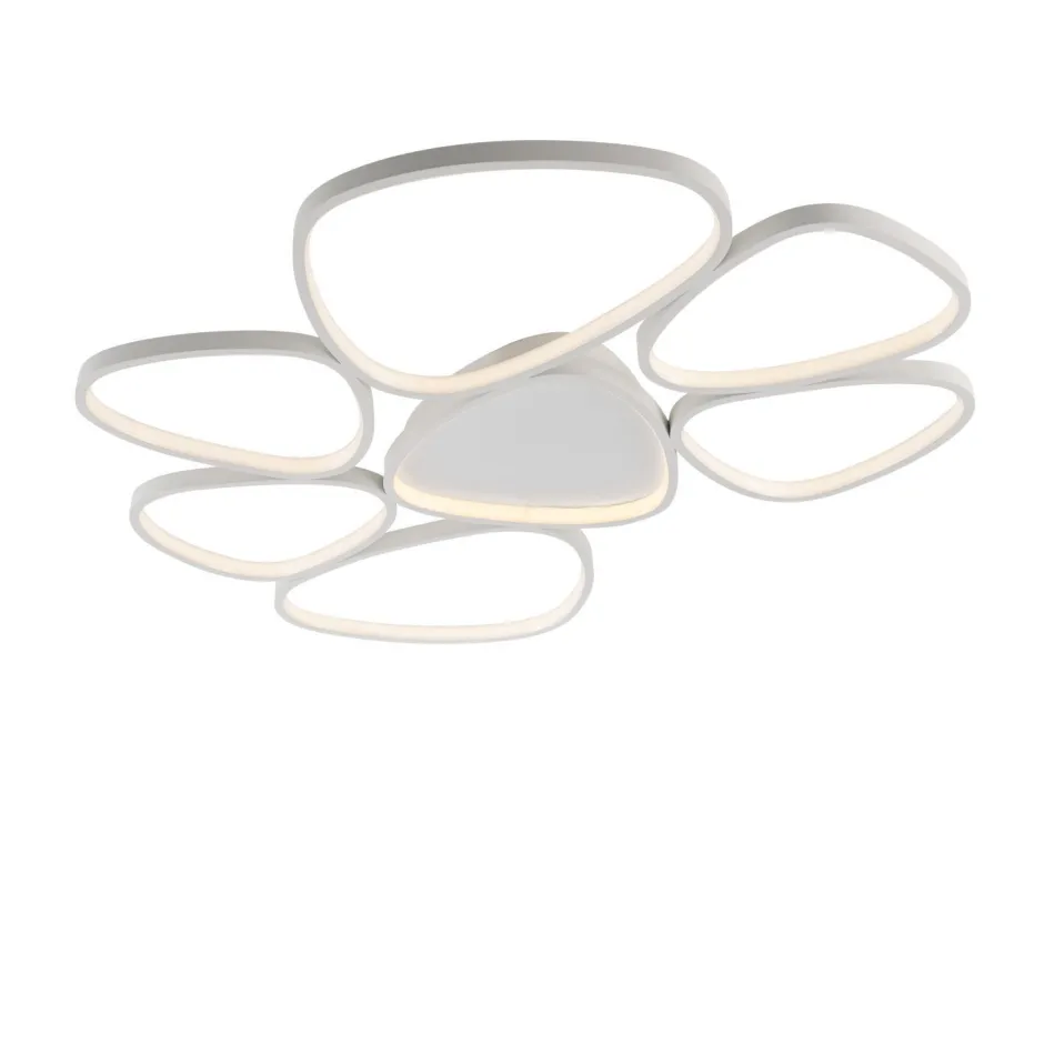 Deckenleuchten|Led Lampen*Just Light LED Deckenlampe Weiß Metall 3000 K 6100 lm L:92 cm