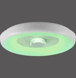 Deckenleuchten|Bürolampen*Just Light LED Deckenlampe Weiß RGB Beleuchtung mit Ø39 cm 2200 lm