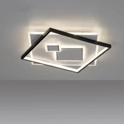 Deckenleuchten|Flurlampen*Paul Neuhaus LED Deckenlampe Weiß Schwarz warmweiß 3000 K 4900 lm