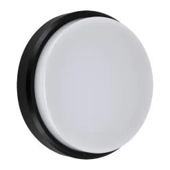 Strühm LED Deckenleuchte außen D: 21 cm IP65 Schwarz Weiß 4100 K< Badezimmer Lampe|Feuchtraumleuchten