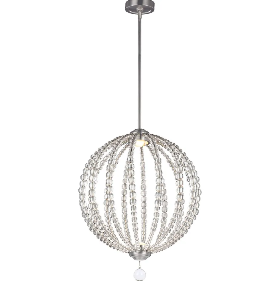 Deckenleuchten|Led Lampen*Elstead LED Deckenleuchte BINUM Glas Ø51cm kürzbar Lampe