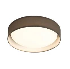 Searchlight LED Deckenleuchte blendarm Ø50 cm rund Stoff 1652 lm< Wohnzimmerlampen|Esszimmer Lampen