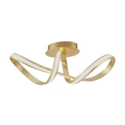 Deckenleuchten|Flurlampen*Paul Neuhaus LED Deckenleuchte dimmbar Metall in Gold 2050 lm Modern