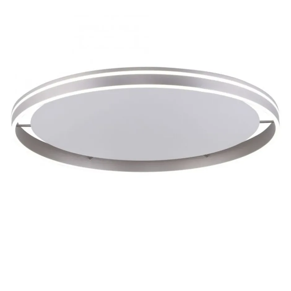 Paul Neuhaus LED Deckenleuchte Farbtemperaturwechsel 58 W in Stahl< Deckenleuchten|Flurlampen