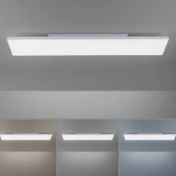 Wohnzimmerlampen|Metall Lampen*Paul Neuhaus LED Deckenleuchte Fernbedienung 100 cm Memory dimmbar