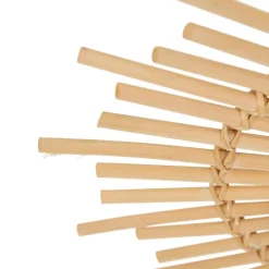 Steinhauer LED Deckenleuchte Holz Kunststoff in Natur Weiß Ø50 cm< Deckenleuchten|Led Lampen