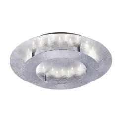 Deckenleuchten|Flurlampen*Paul Neuhaus LED Deckenleuchte in Blattsilber Metall 18 W Ø40 cm