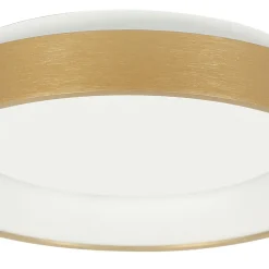 Deckenleuchten|Led Lampen*Steinhauer LED Deckenleuchte in Gold Weiß Ø38 cm 30 W gemütlich