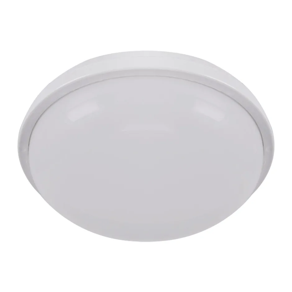 Strühm LED Deckenleuchte IP54 außen Feuchtraum Ø 16,5 cm klein Weiß< Badezimmer Lampe|Feuchtraumleuchten