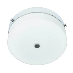 Glaslampen|Designerlampen*Elstead LED Deckenleuchte JANJA in Chrom IP44 Ø25cm Lampe