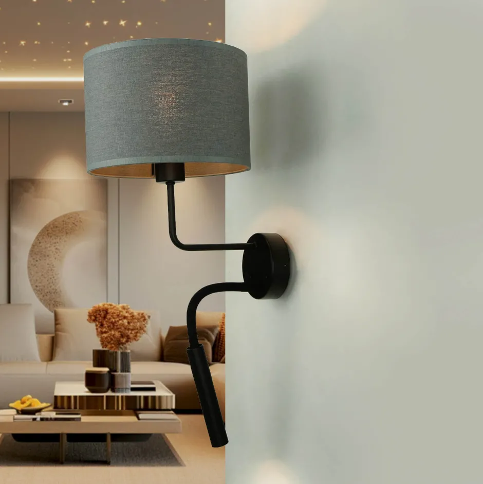 Wandleuchten|Moderne Lampen*Nowodvorski LED Deckenleuchte LUKE schwarz 64W Wohnzimmerlampe