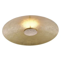 Deckenleuchten|Flurlampen*Paul Neuhaus LED Deckenleuchte Metall dimmbar in Blattgold 3000 K