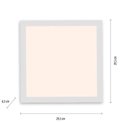 Flurlampen|Bürolampen*Just Light LED Deckenleuchte mit Bewegungsmelder B:29,5 cm 4000 K