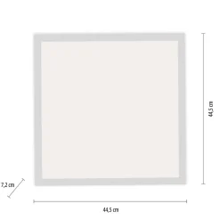 Just Light LED Deckenleuchte mit Bewegungsmelder L:44,5 cm 2100 lm< Flurlampen|Wohnzimmerlampen