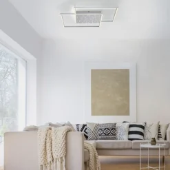 Deckenleuchten|Flurlampen*Paul Neuhaus LED Deckenleuchte mit Nachthimmel in Stahl 49 W dimmbar