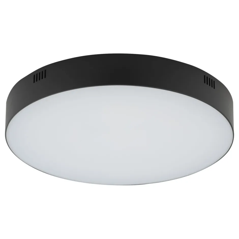 Nowodvorski LED Deckenleuchte Schwarz Ø 30 cm 3000 K 4300 lm innen< Deckenleuchten|Led Lampen