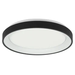 Steinhauer LED Deckenleuchte Schwarz Weiß Ø38 cm 30 W gemütlich< Deckenleuchten|Led Lampen