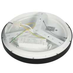 Steinhauer LED Deckenleuchte Schwarz Weiß Ø38 cm 30 W gemütlich< Deckenleuchten|Led Lampen