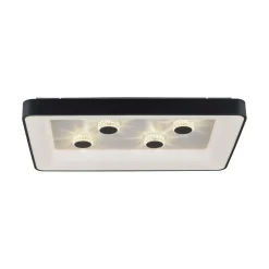 Just Light LED Deckenleuchte Schwarz 2700-5000 K 6295 lm dimmbar< Flurlampen|Bürolampen