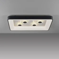 Just Light LED Deckenleuchte Schwarz 2700-5000 K 6295 lm dimmbar< Flurlampen|Bürolampen