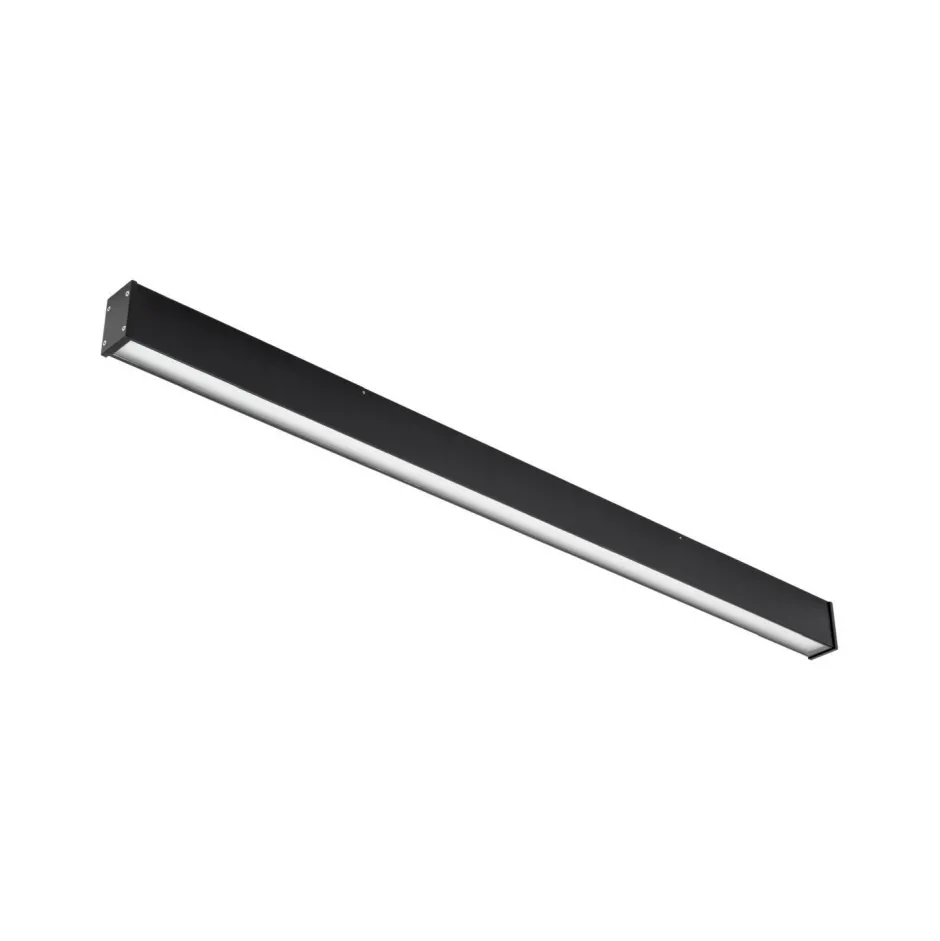 Flurlampen|Bürolampen*Nowodvorski LED Deckenleuchte Schwarz Aluminium 3000 lm L:150 cm