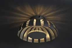 Eco-Light LED Deckenleuchte Silber 1100lm rund 26cm FLARE< Deckenleuchten|Led Lampen