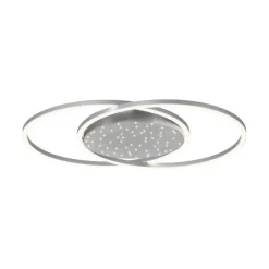 Paul Neuhaus LED Deckenleuchte Sternenhimmel in Stahl 40 W dimmbar< Deckenleuchten|Flurlampen