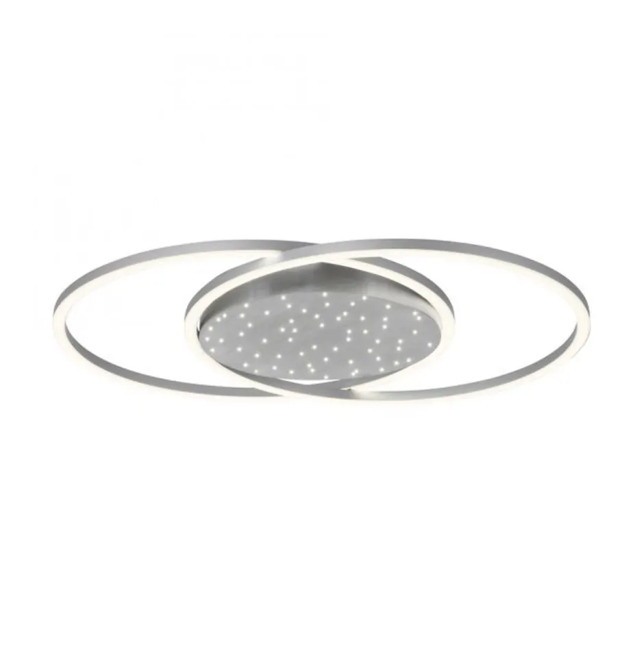 Paul Neuhaus LED Deckenleuchte Sternenhimmel in Stahl 40 W dimmbar< Deckenleuchten|Flurlampen