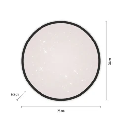 Just Light LED Deckenleuchte Sternenhimmel 1380 lm 3000 K dimmbar< Deckenleuchten|Flurlampen