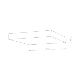 Nowodvorski LED Deckenleuchte warmweiß 3000 K 4300 lm B: 30 cm Schwarz< Deckenleuchten|Led Lampen