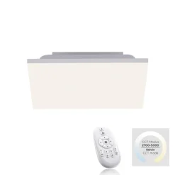 Just Light LED Deckenleuchte Weiß Dimmer 20 W Fernbedienung< Wohnzimmerlampen|Schlafzimmer Lampen