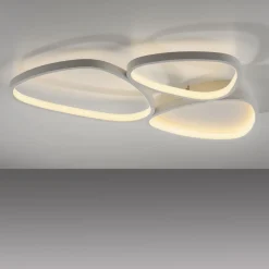 Just Light LED Deckenleuchte Weiß Metall 3000 K 3800 lm L:69,5 cm< Deckenleuchten|Led Lampen