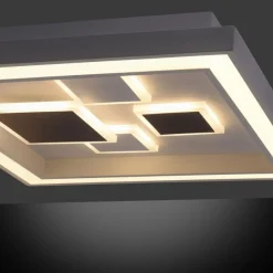 Paul Neuhaus LED Deckenleuchte Weiß Schwarz Serienschalter B:48 cm< Deckenleuchten|Flurlampen